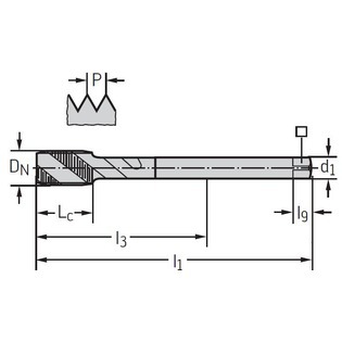 N20566 taraud pour aluminium